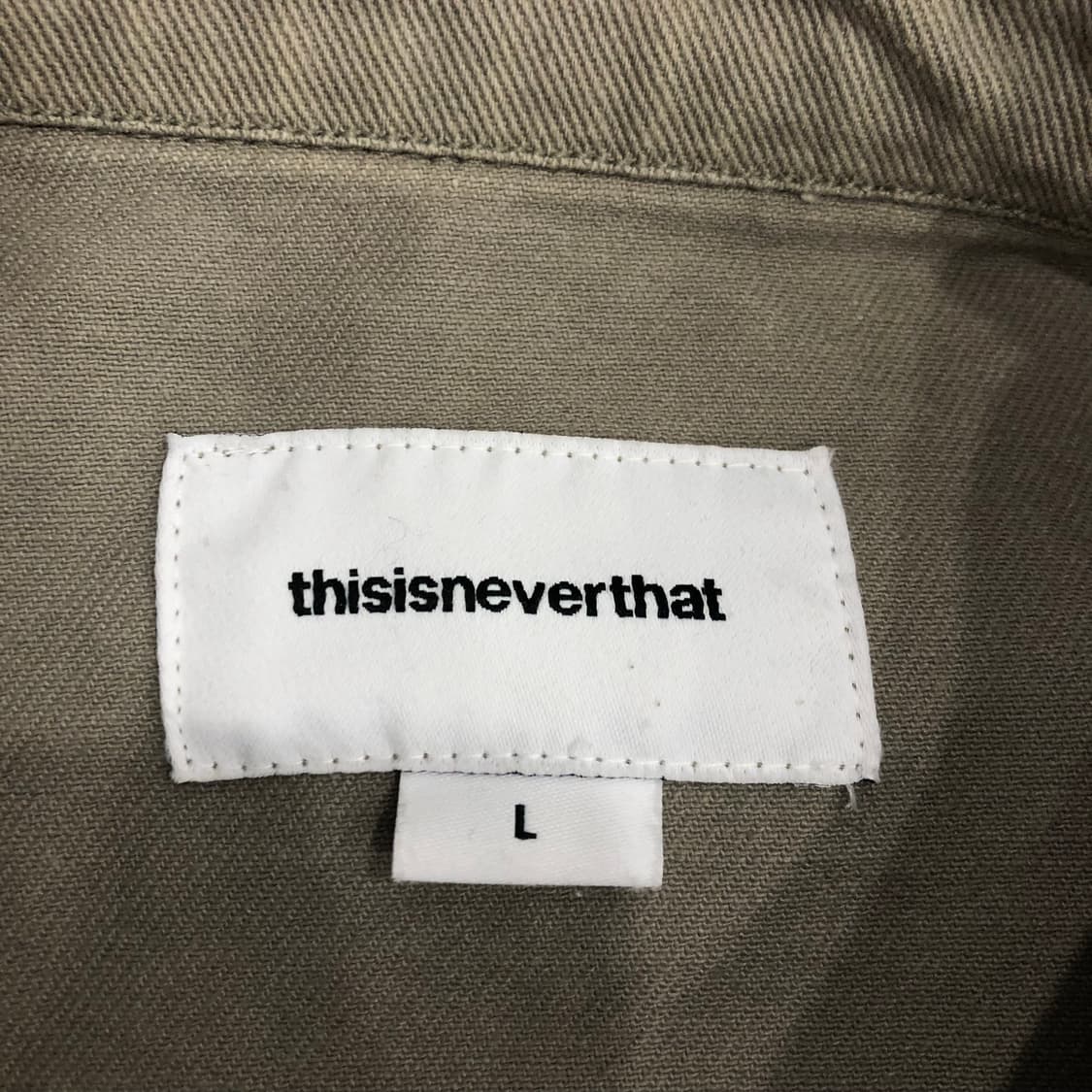 디스이즈네버댓 백로고 집업 자켓 상품이미지7