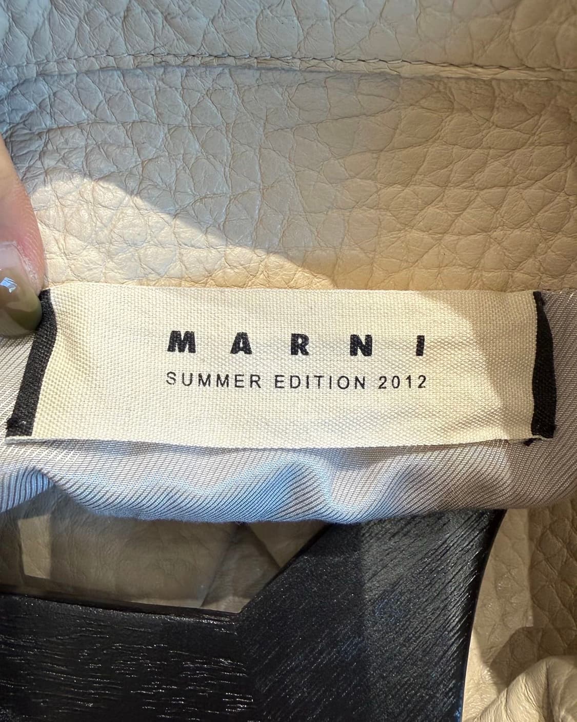 마르니 베이지 쉽스킨 슬리브리스 자켓 상품이미지8