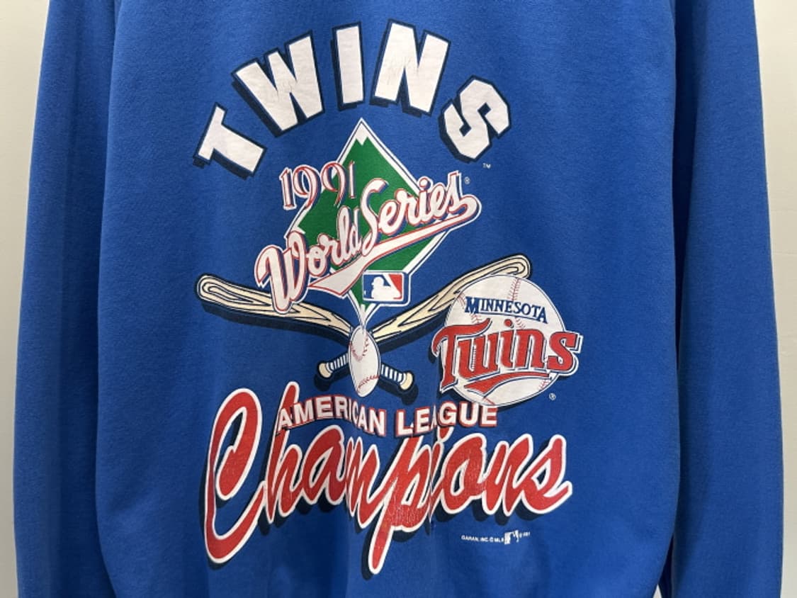 90'S Minnesota Twins 스웻 셔츠 (L~XL) 상품이미지4