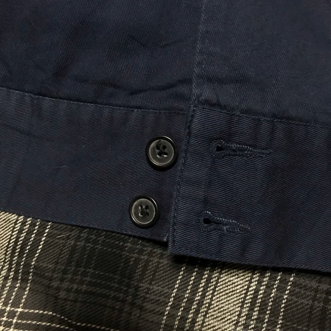 00s 타케오 키쿠치 버튼 루즈 블루종 네이비 상품이미지4