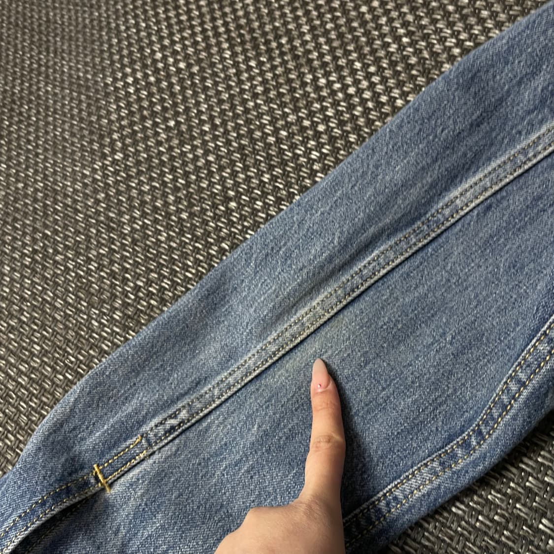 리바이스 연청 투포켓 데님 자켓 L 상품이미지9