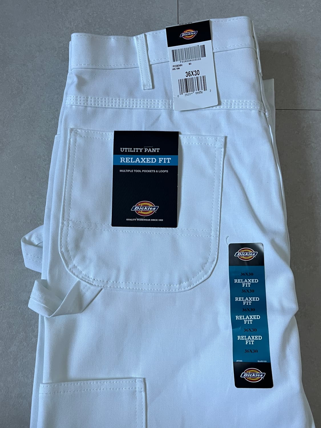 디키즈 페인터 화이트 36x30 새상품 상품이미지1