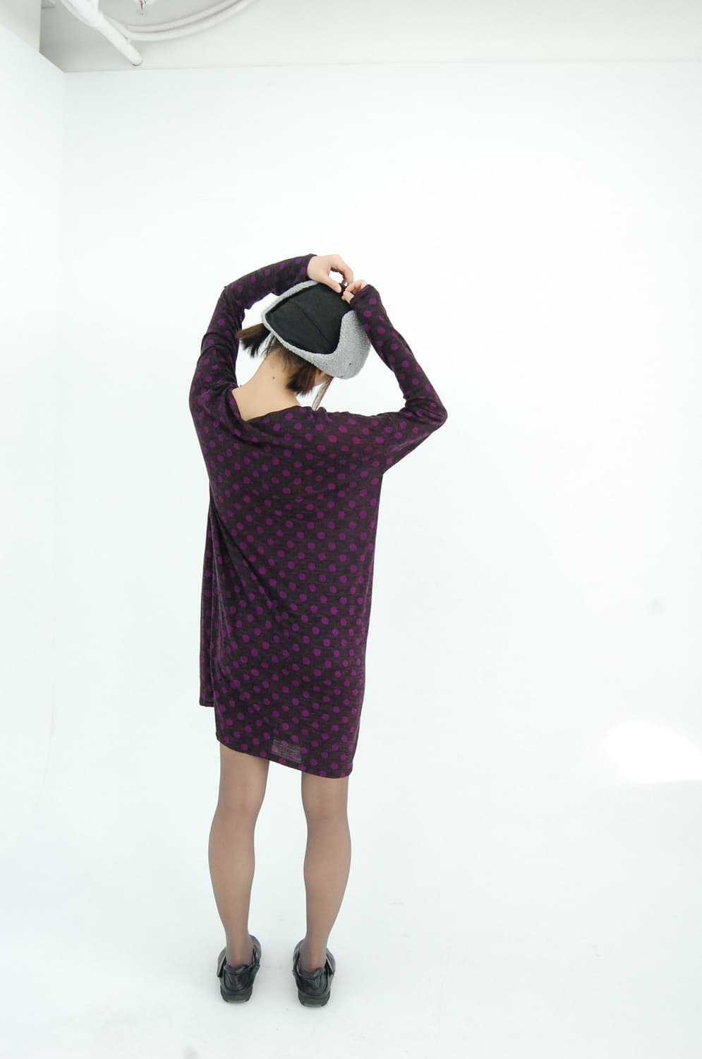 Sunaokuwahara dot lace one piece 상품이미지4