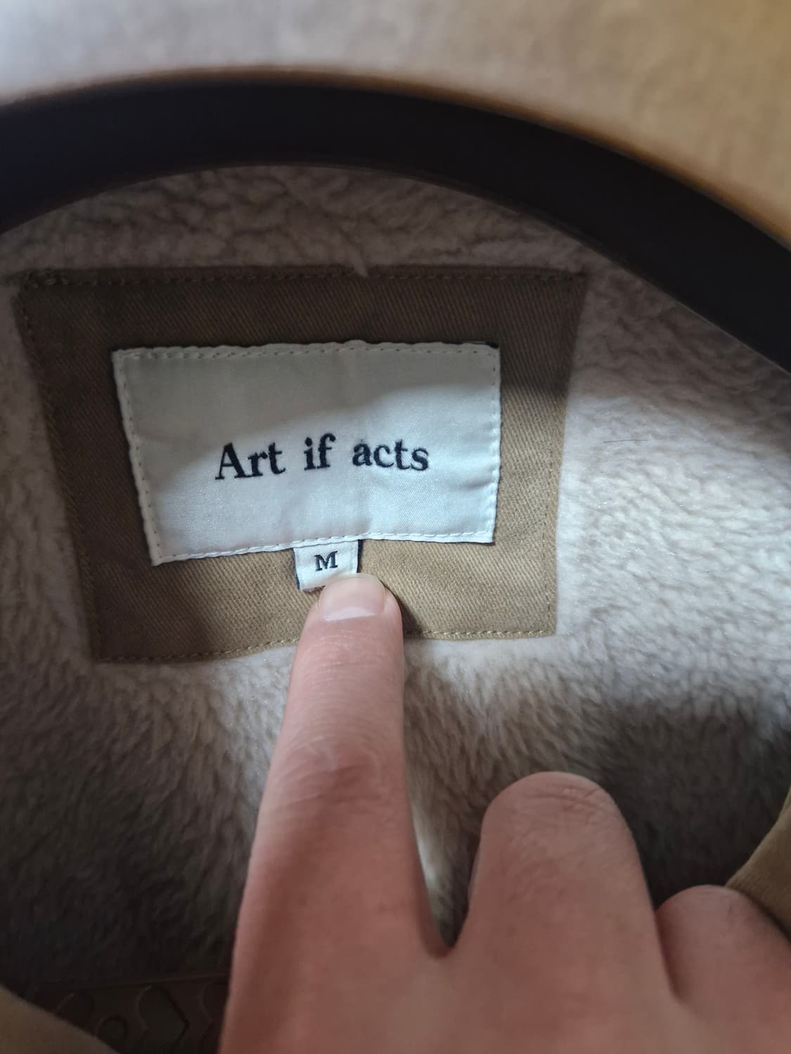 아트이프액츠 브라운 쉐르파 봄버 자켓 M 100-105 상품이미지4