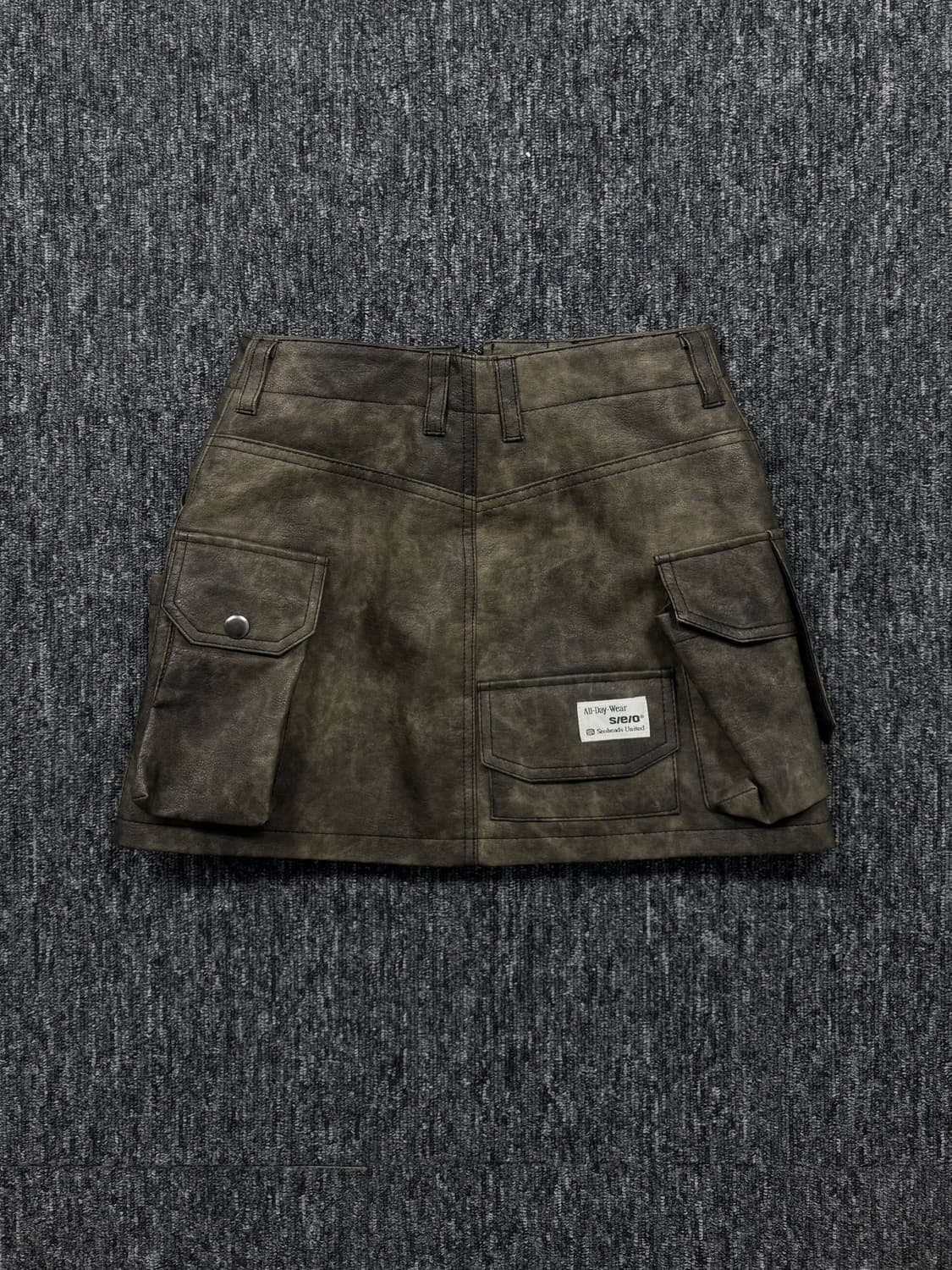 에스이오 레더 미니 스커트 상품이미지7