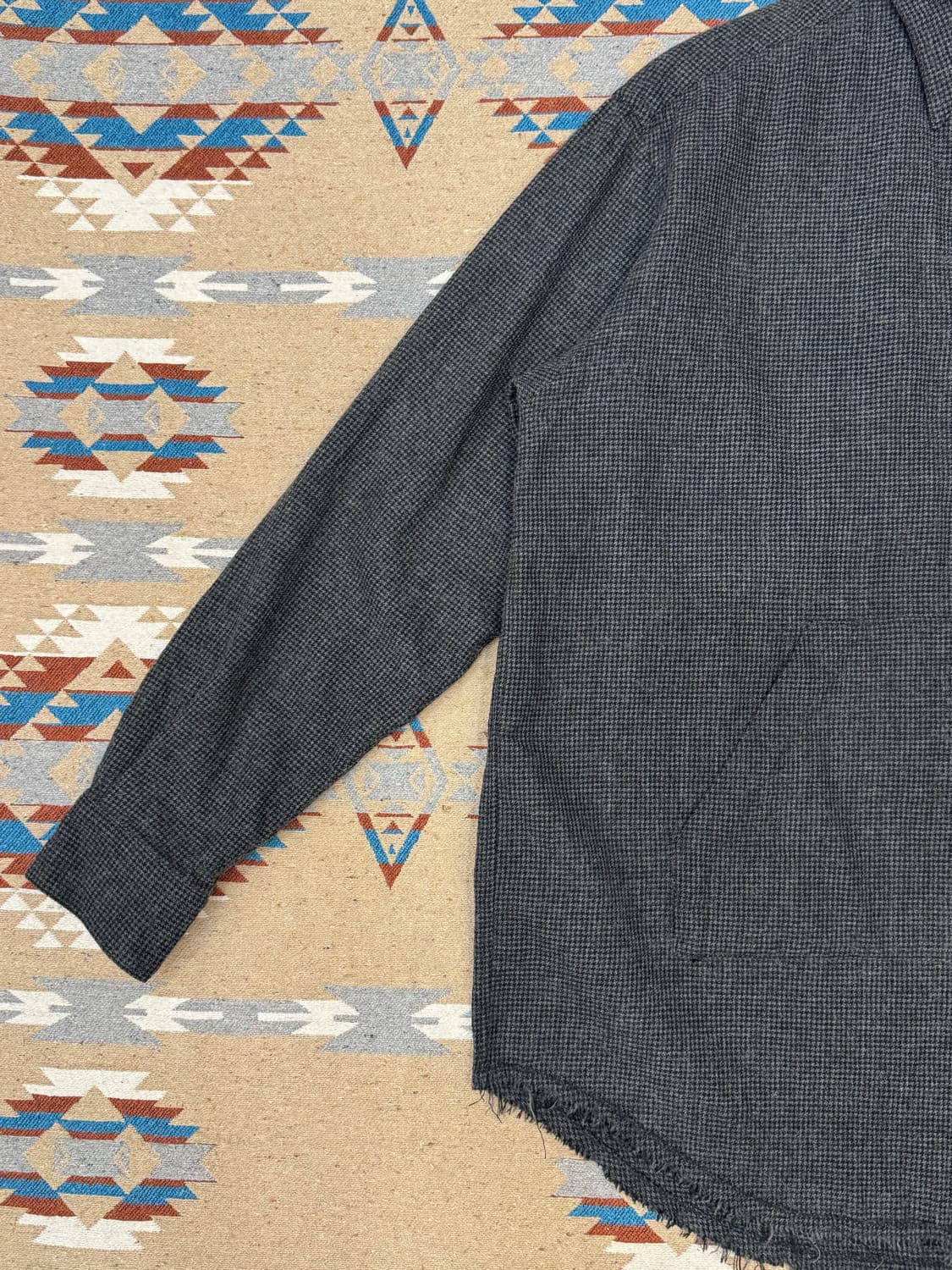 [2][M] 언더커버 언더커버리즘 컷오프 울 셔츠 그레이  상품이미지2