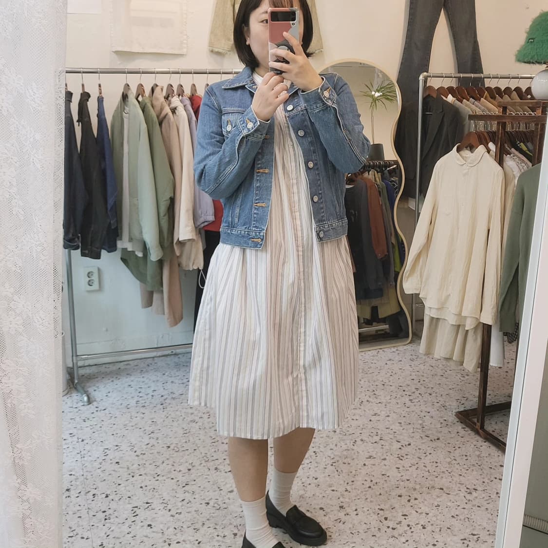 Moussy 중청 클래식 데님 자켓 상품이미지10