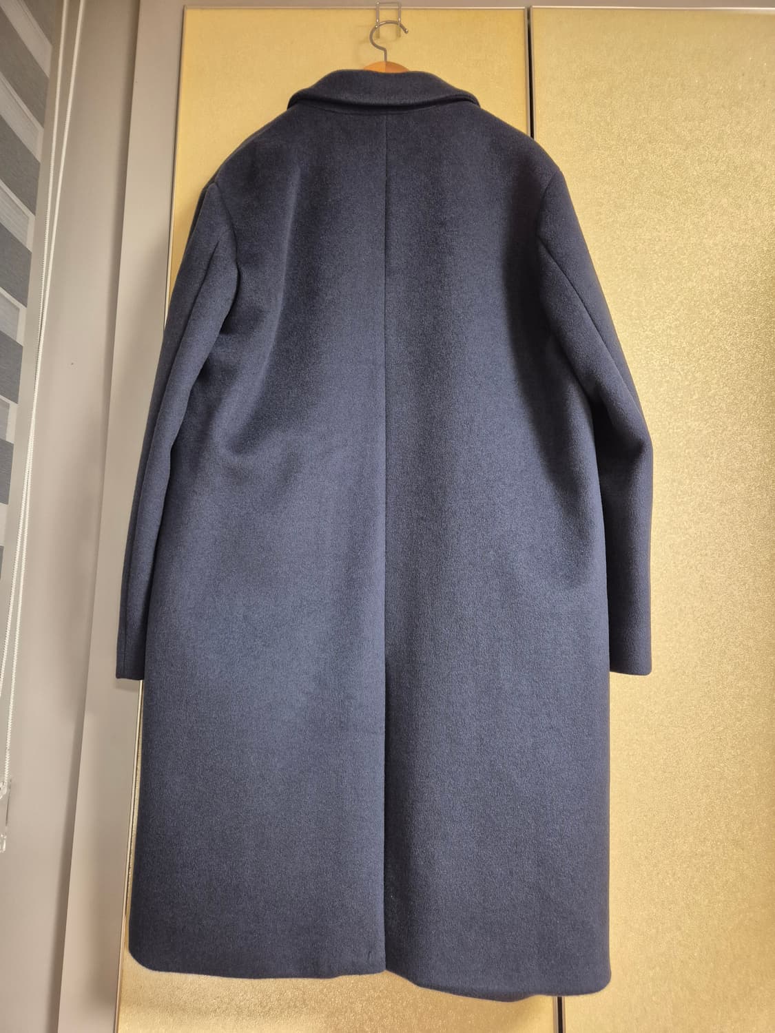 AND Z 남성 캐시미어 혼방 네이비 코트 XL 상품이미지2