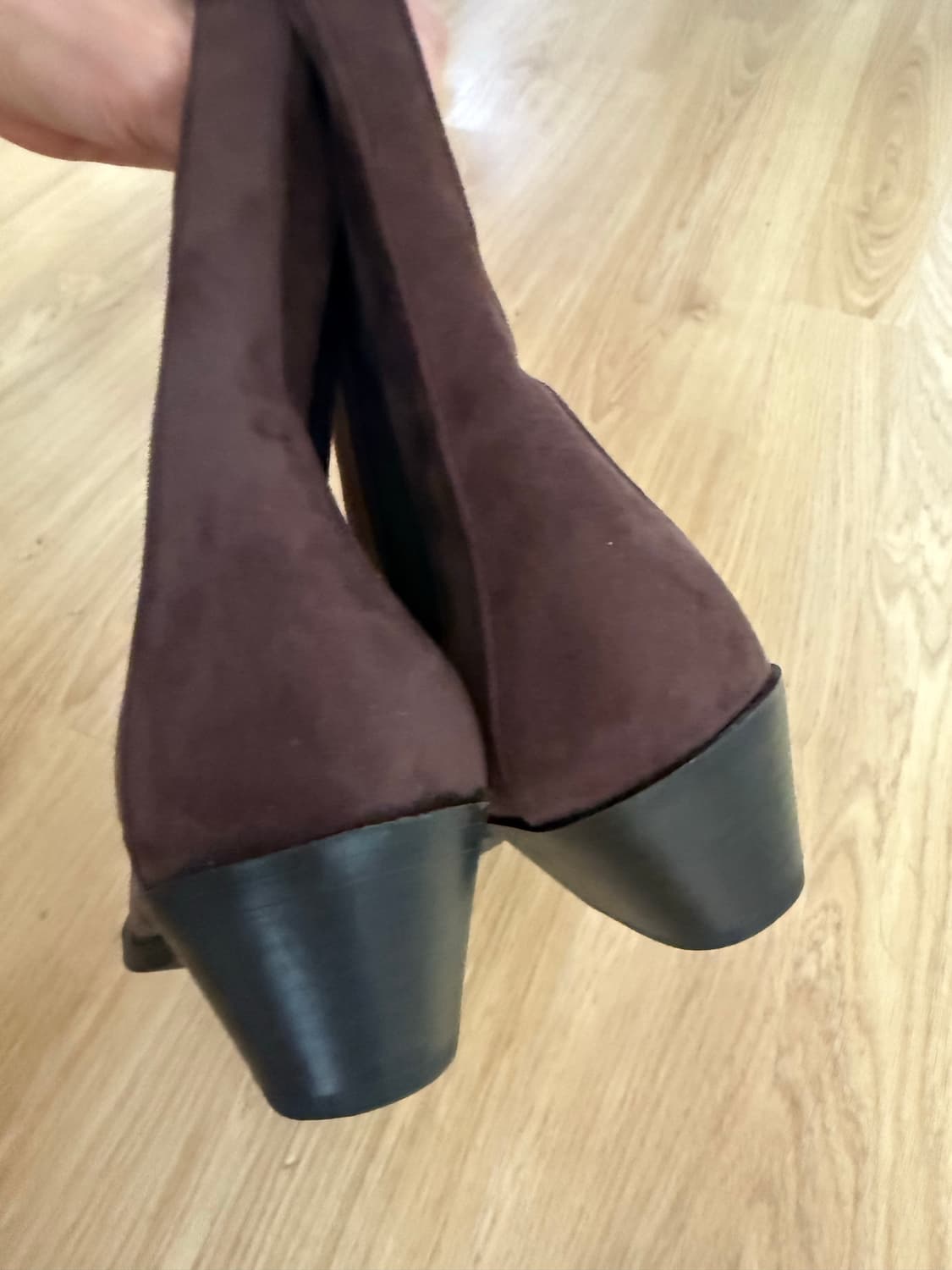 h&m 스웨이드 앵클 부츠 39 새상품 상품이미지3