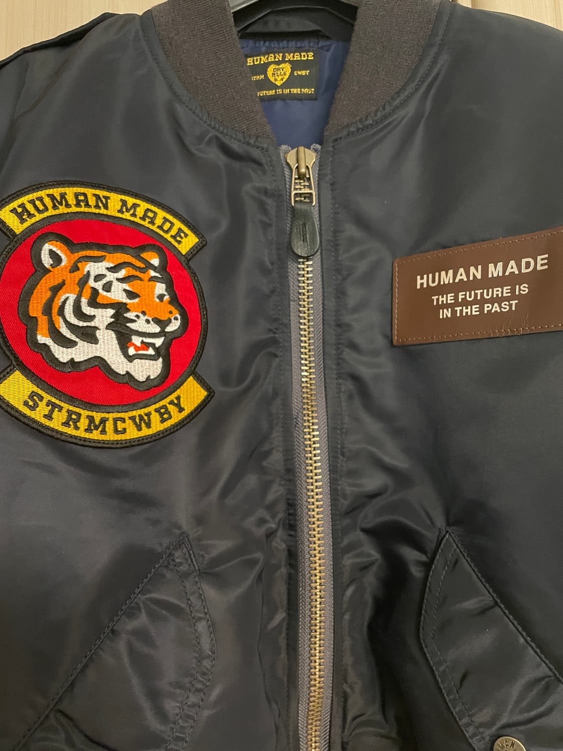 [L] 휴먼메이드 호랑이 자수 플라이트 자켓 새상품 상품이미지3
