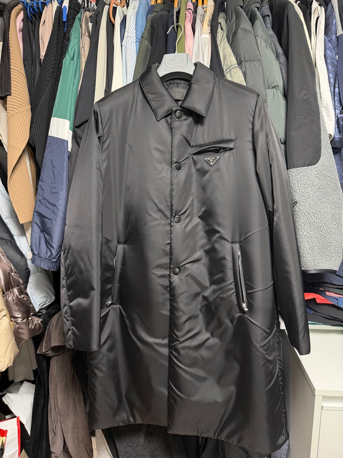 [xl] 프라다 20FW 리나일론 패딩코트 SGB502 상품이미지1