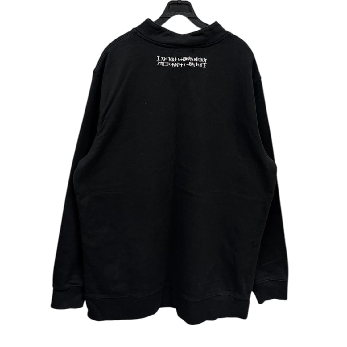 아임낫어휴먼바잉 반집업 맨투맨 상품이미지2