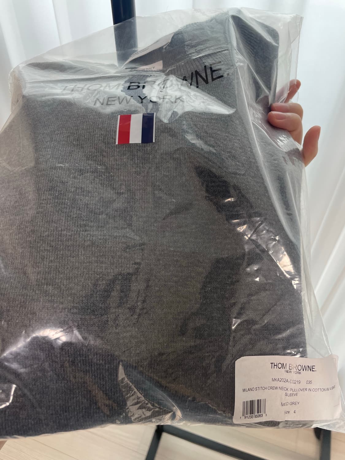 톰브라운 밀라노스티치 사선 니트 4사이즈 상품이미지5