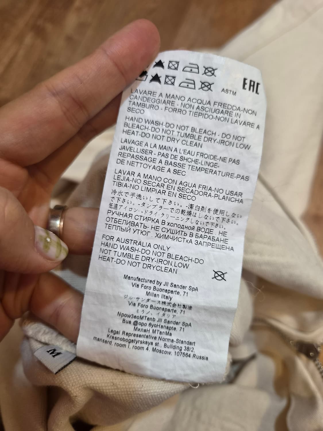 질샌더 여성 코튼반팔 점프수트 오버롤 M사이즈 상품이미지8