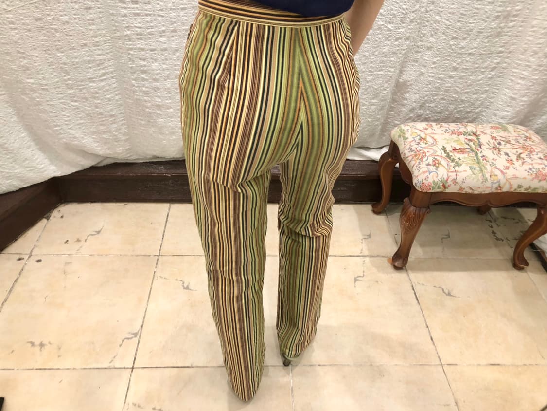 Nature stripe bootscut pants 상품이미지5