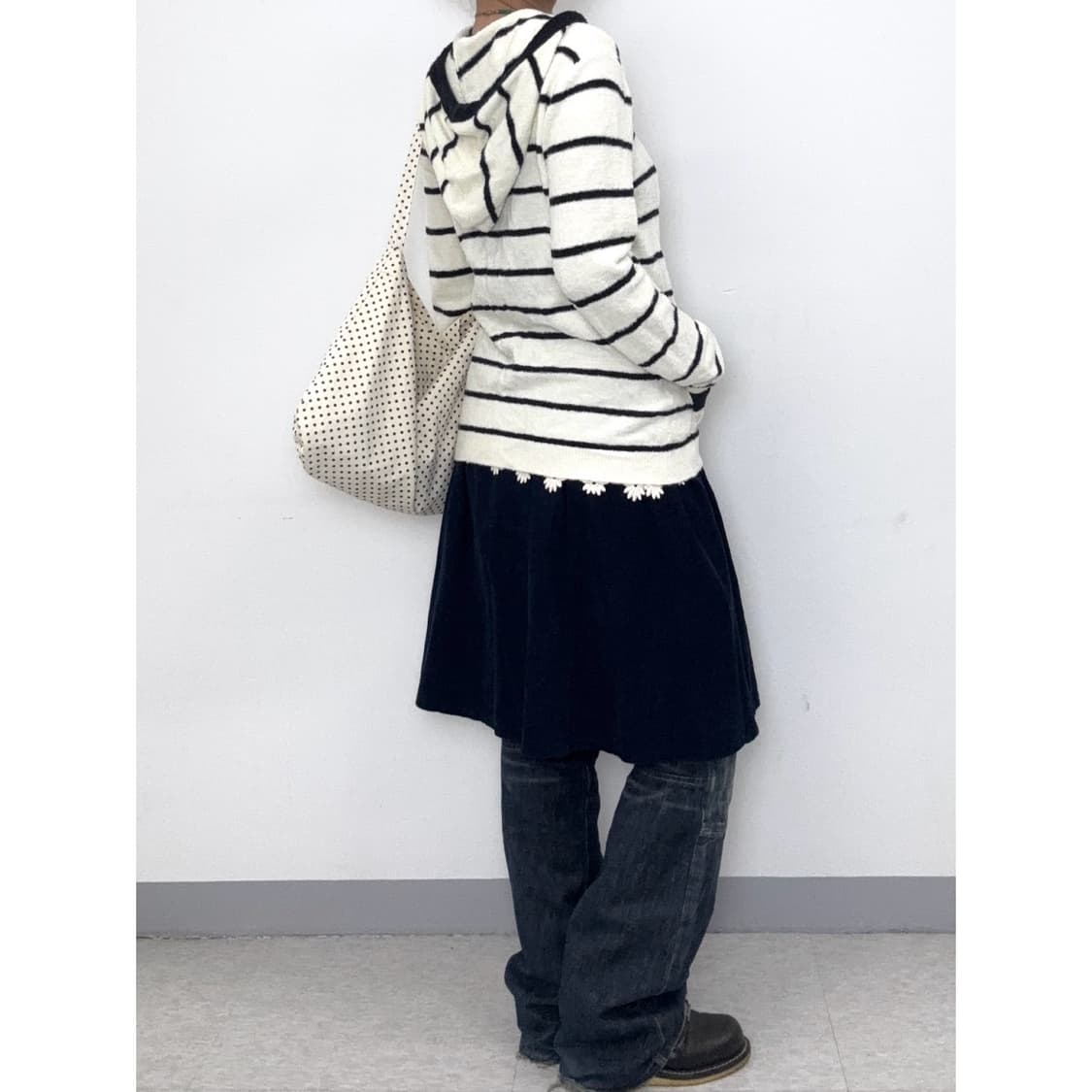 빈티지 후리스 후드집업 상품이미지3