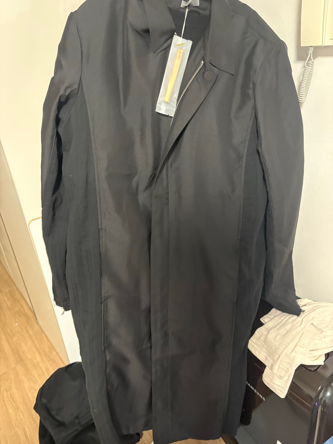 [m] xlim ep7 01 coat 블랙  판매 or 교환 상품이미지2