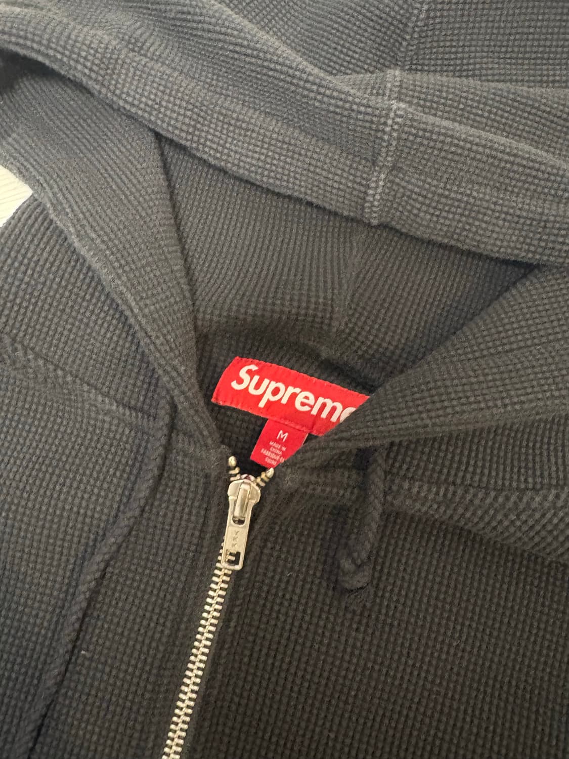 supreme 슈프림 써멀 니트 후드 집업 M 상품이미지2