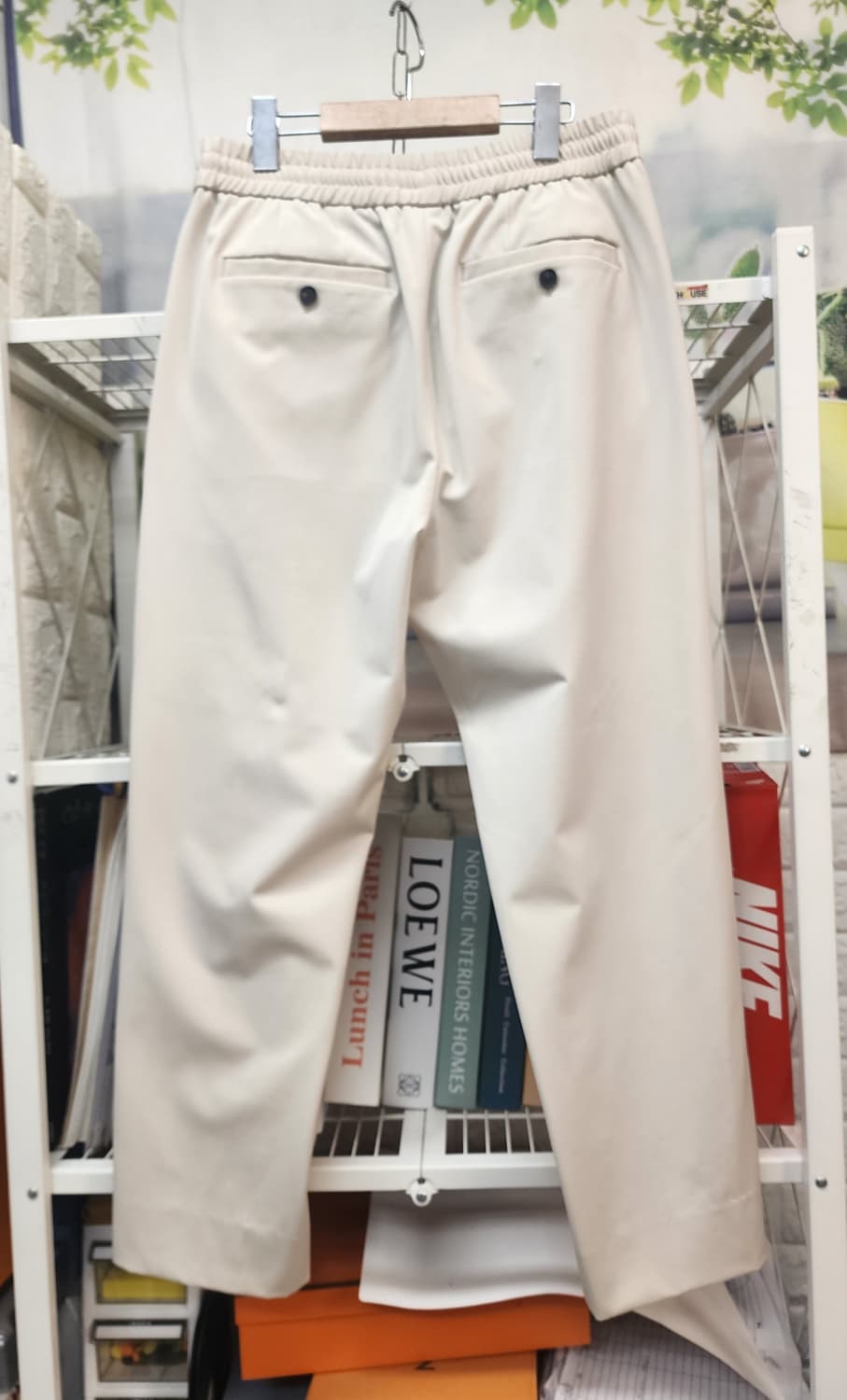 시스템옴므 밴딩팬츠 32 테이퍼드 핏 슬랙스 남성바지 MM40 상품이미지3