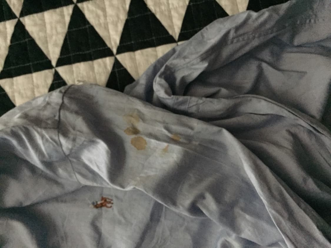 꽈배기 흰색 니트 폴로 셔츠 세트 상품이미지2