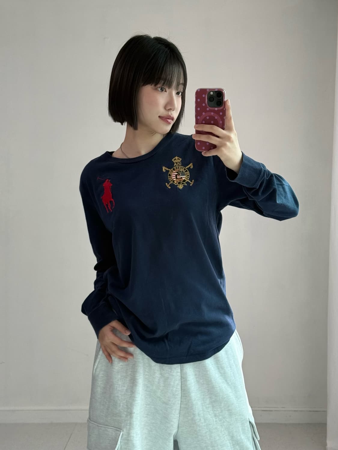 폴로 빅포니 네이비 롱슬리브 상품이미지4