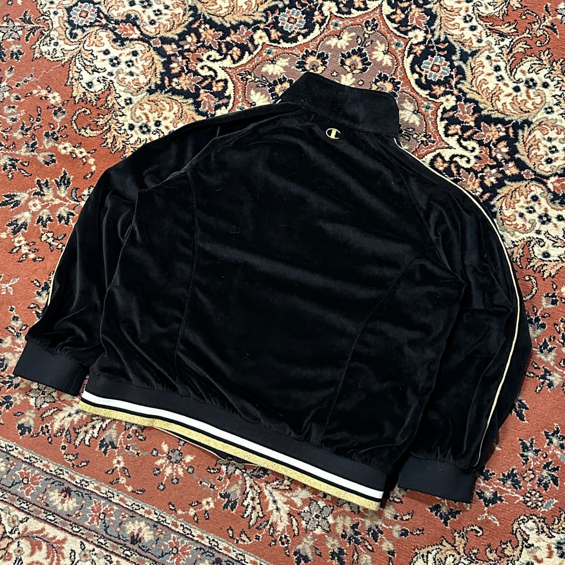 챔피온 벨루어 벨벳 y2k 트랙탑 져지 (XL)  상품이미지5