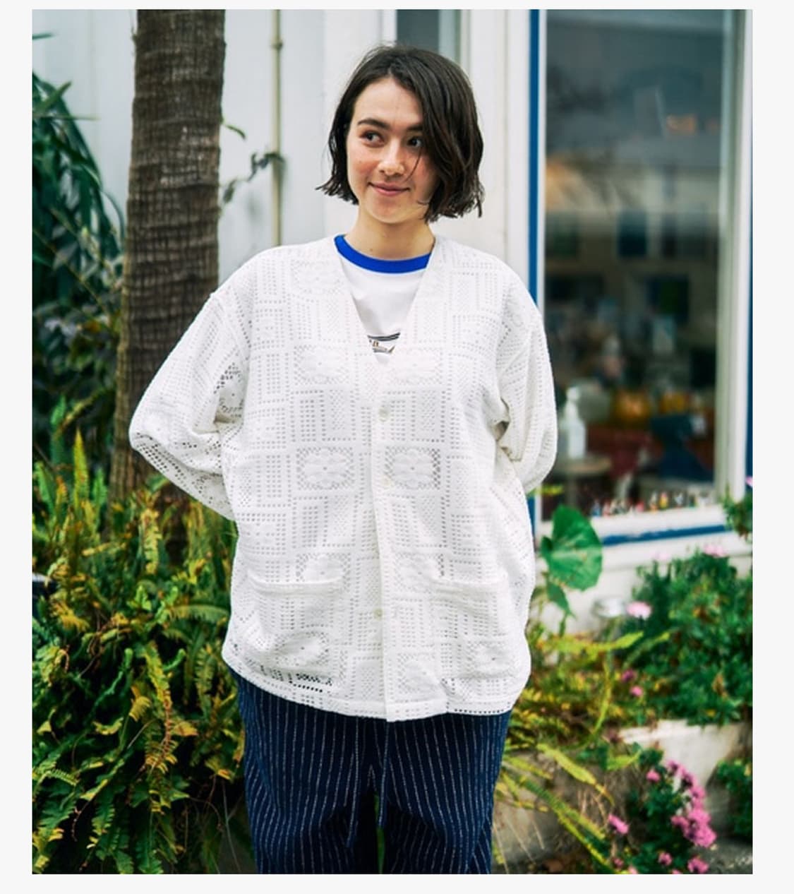 417 EDIFICE - 25SS LACE CARDIGAN 상품이미지3