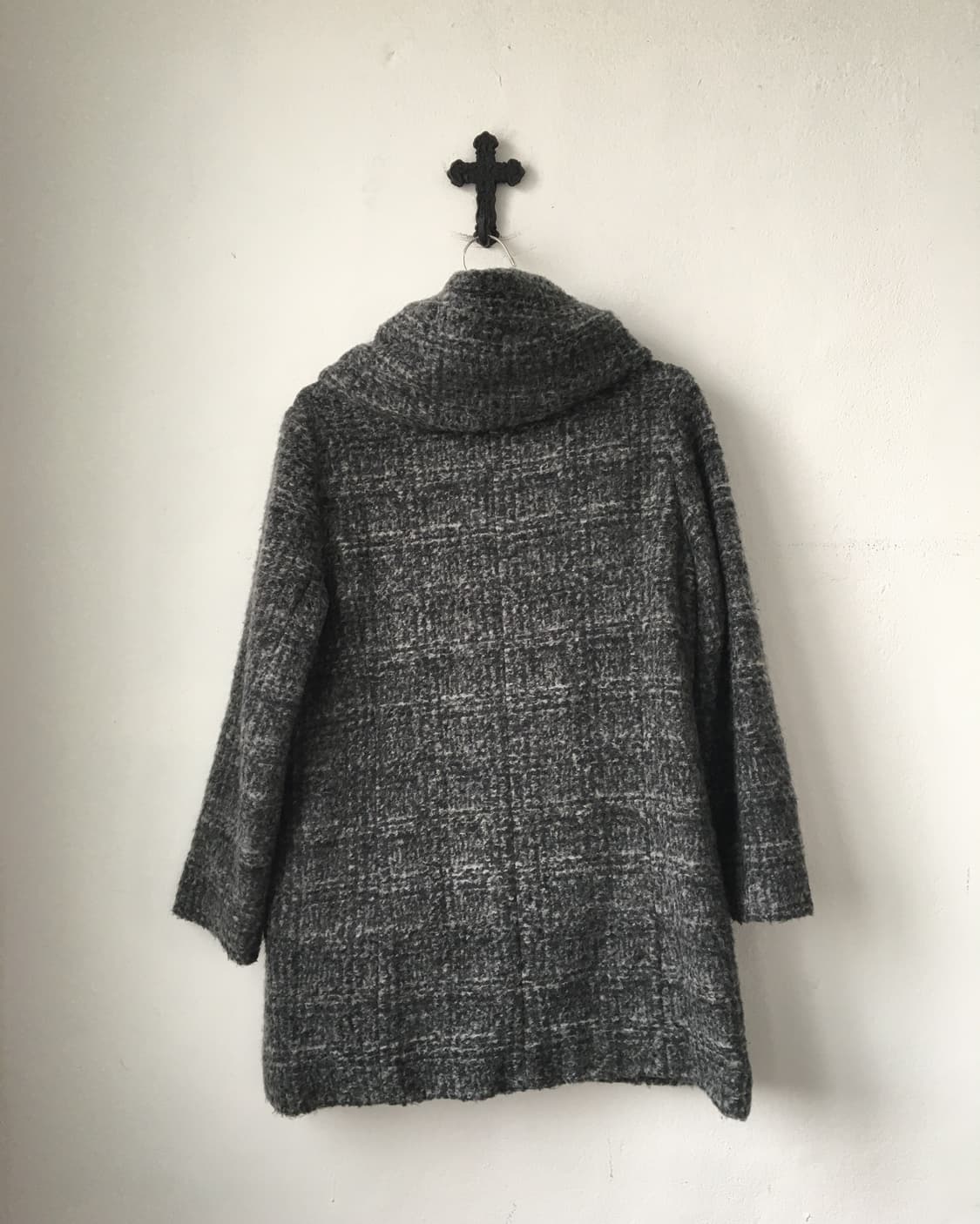 Thick neck woolen coat 상품이미지3
