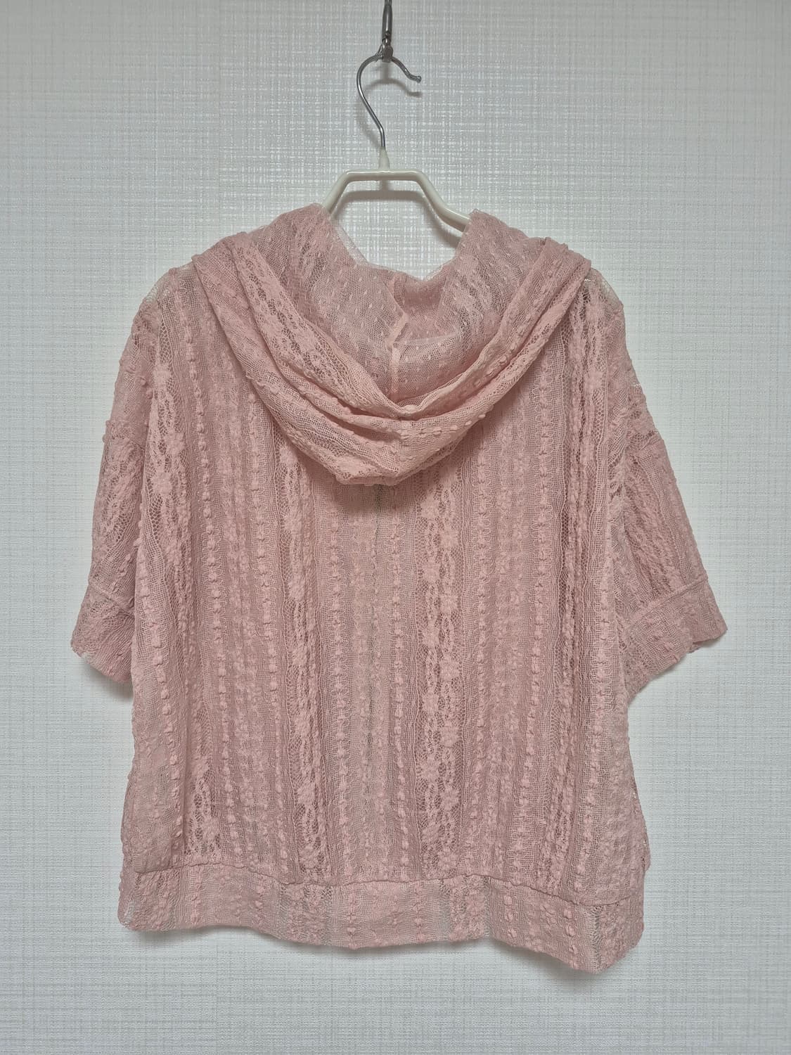 리즈리사 히메카지 레이스후드파카 핑크 상품이미지3