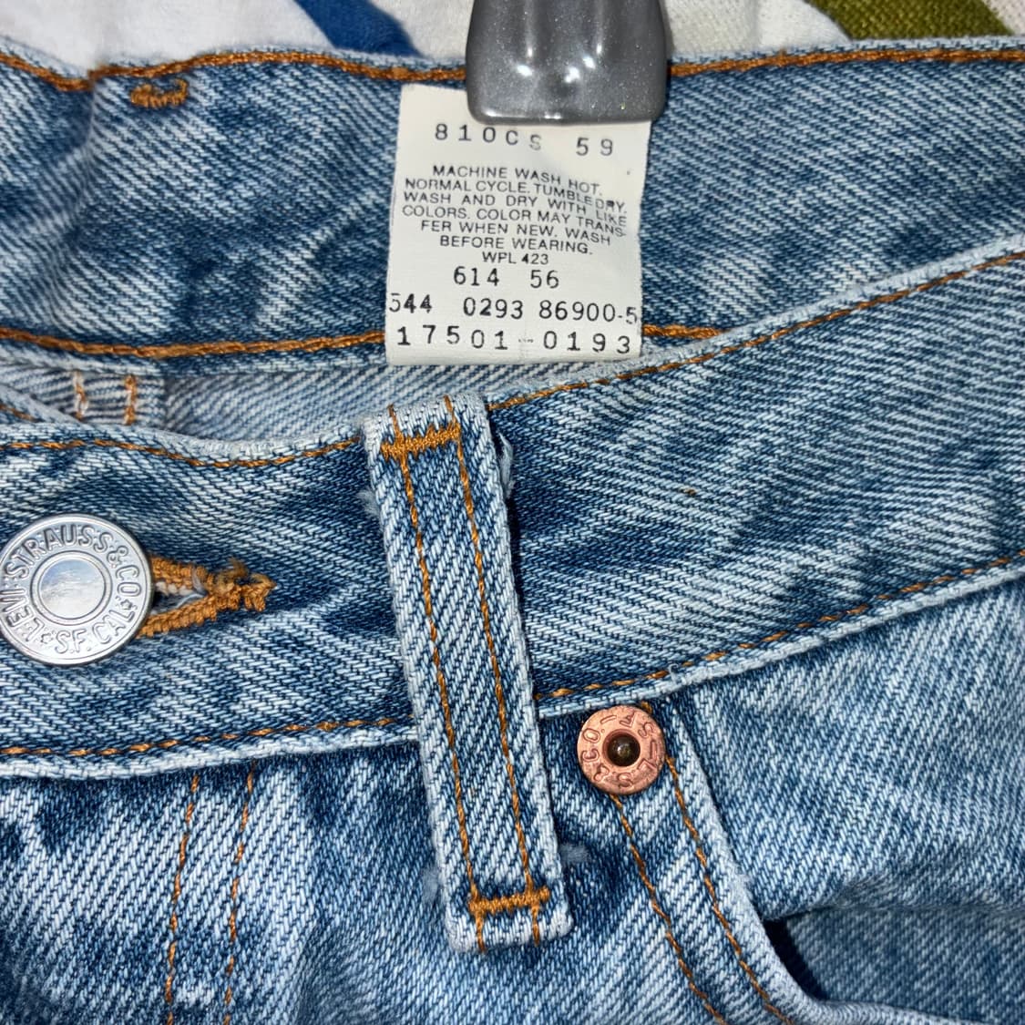 90s Levi’s 501 Cut-Off Denim Shorts 상품이미지9