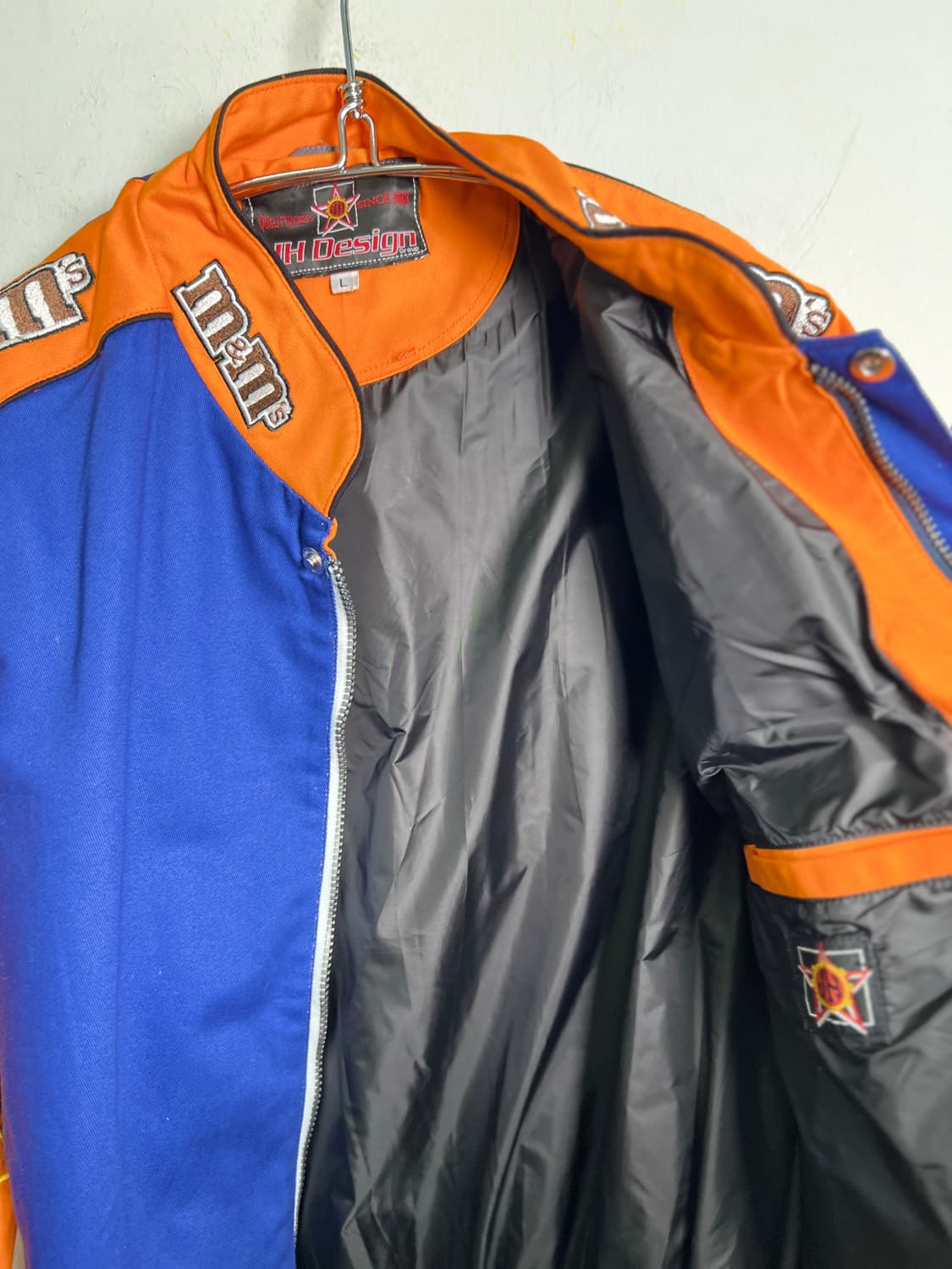 Vintage m&m 슈렉 racing jacket 상품이미지6