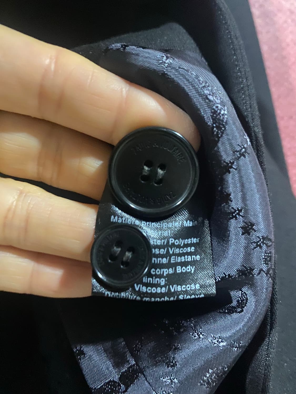 ZADIG&VOLTAIRE 블랙  비즈 자켓 상품이미지8