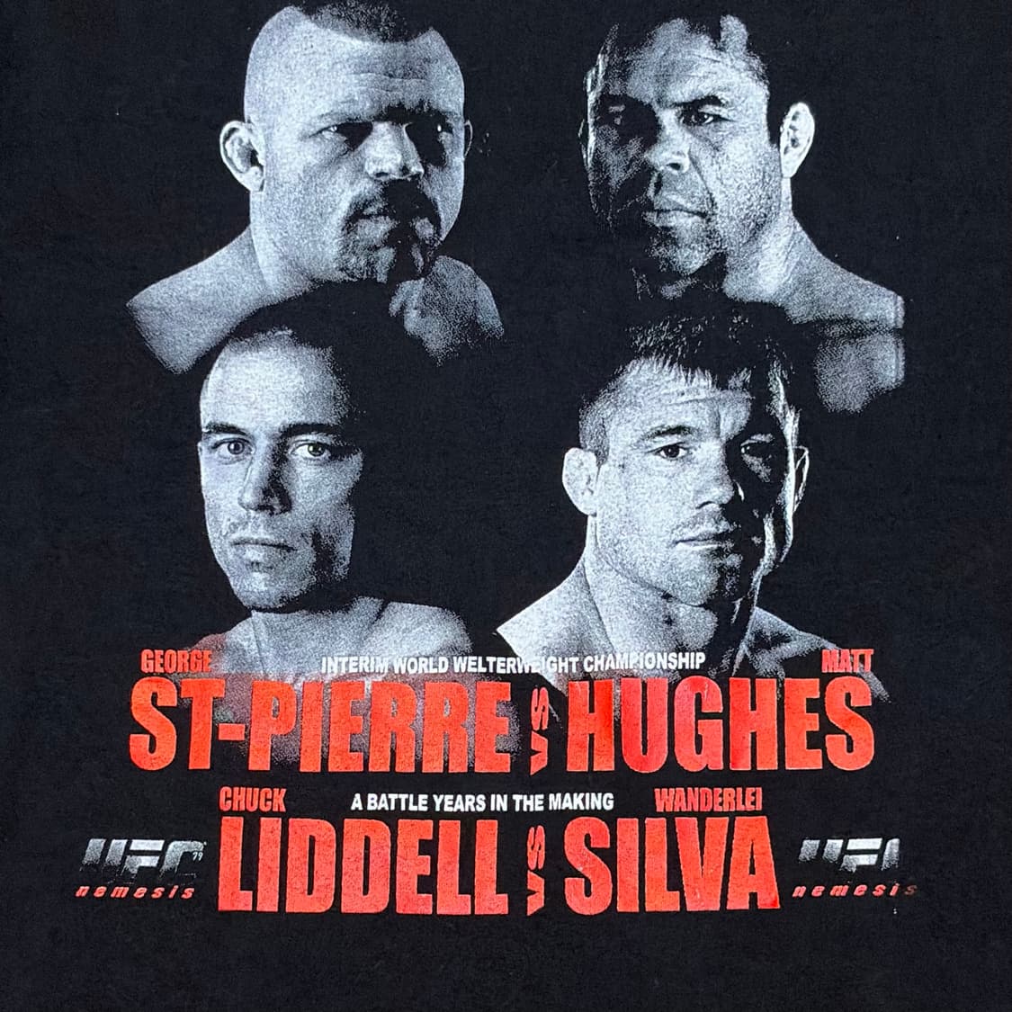 미국 빈티지 UFC 레전드 게임 반팔티 상품이미지3