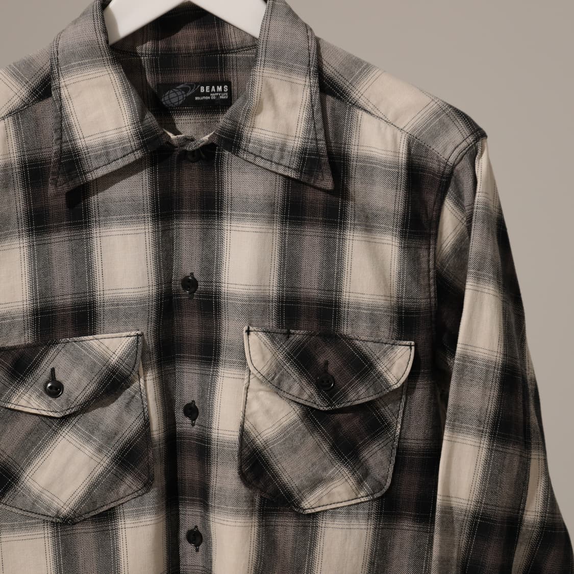 빔즈 체크 셔츠 상품이미지1