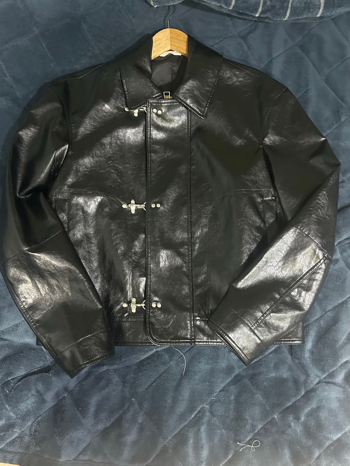 자라 레더 파이어맨 자켓 M 상품이미지2