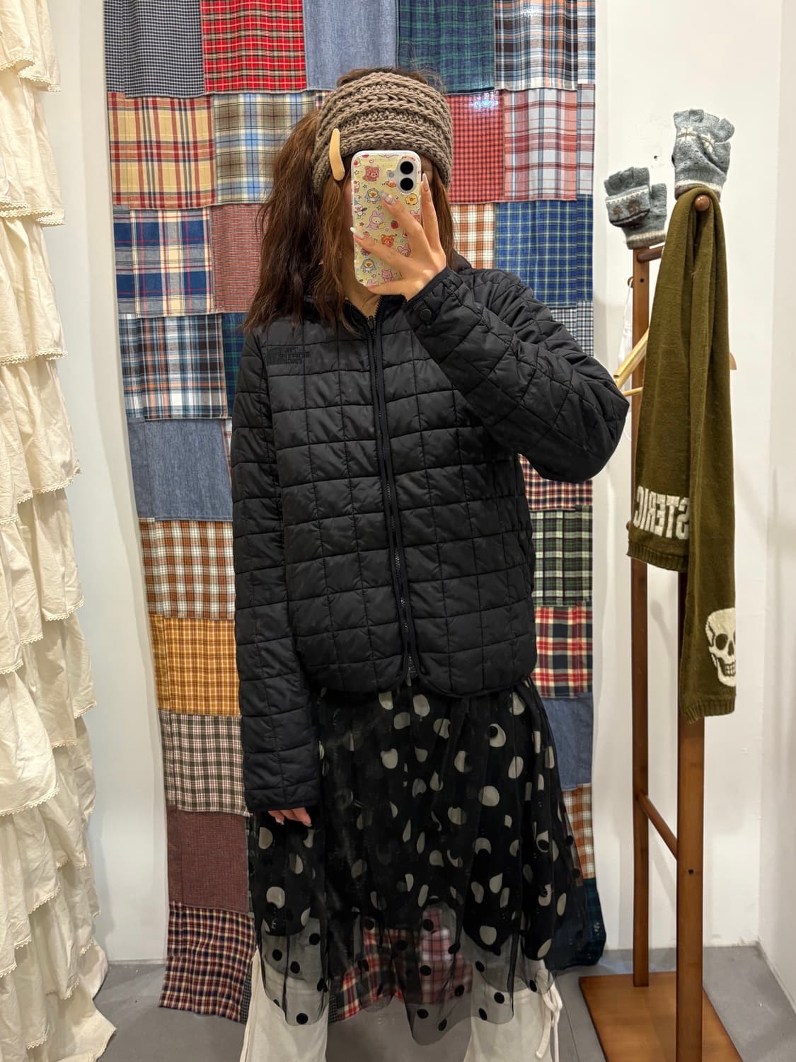 노스페이스 퀄팅 경량 패딩 상품이미지1