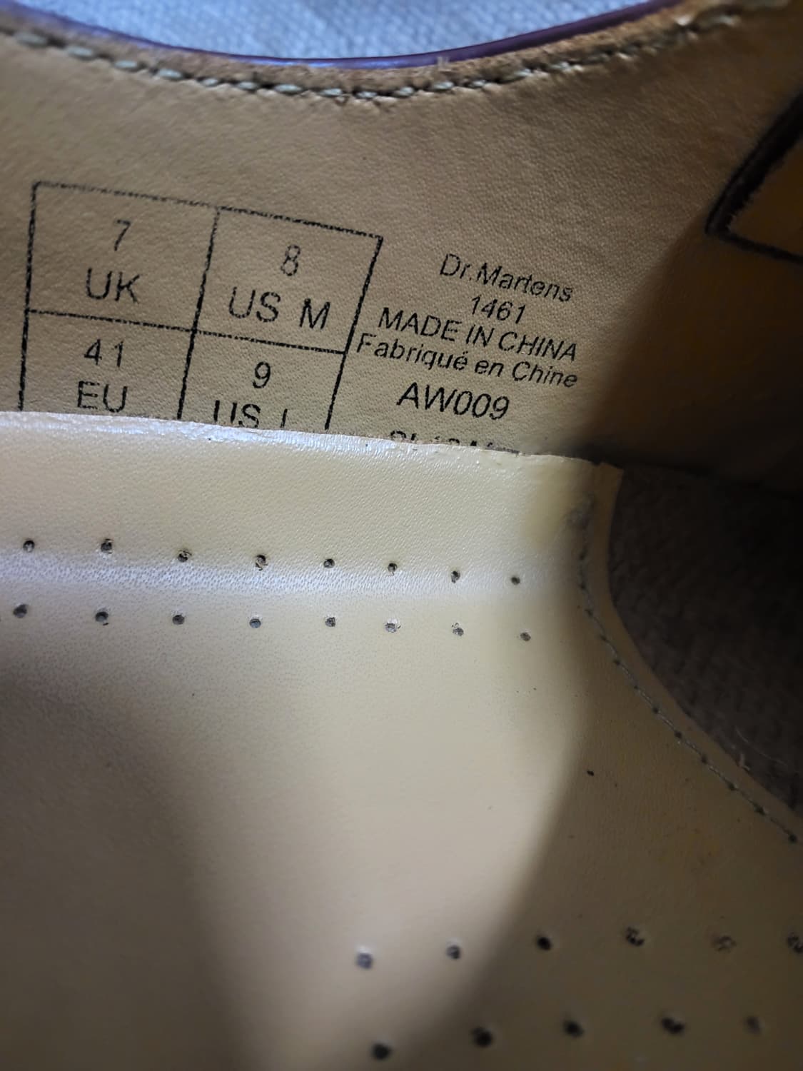 닥터마틴1461 모델 3홀 체리레드 260 상품이미지2