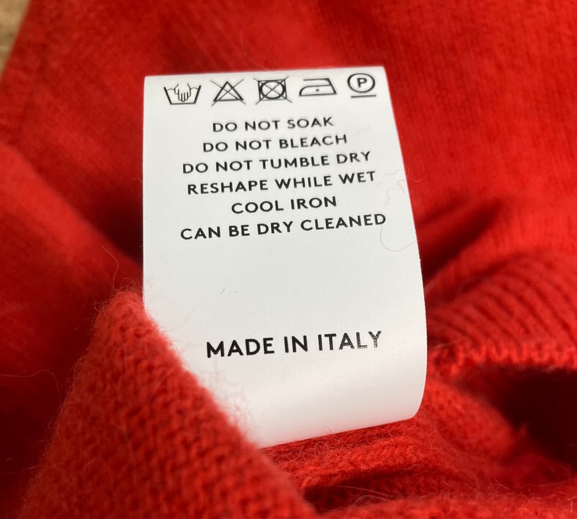 (새상품) 선플라워 알파카 울 니트 스웨터 오렌지 상품이미지7