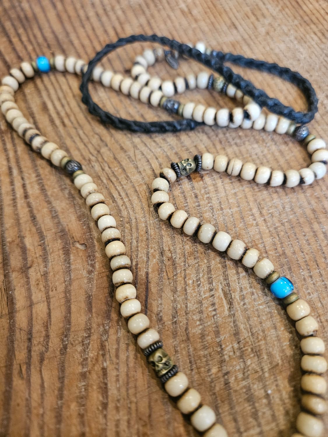 빈티지 실버 비즈 목걸이  상품이미지2