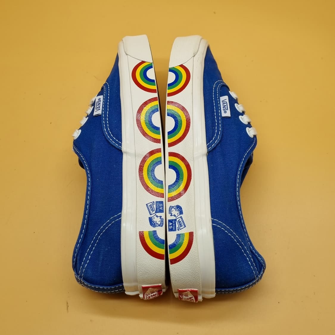 반스 어센틱 레인보우프린트 스니커즈230 상품이미지5