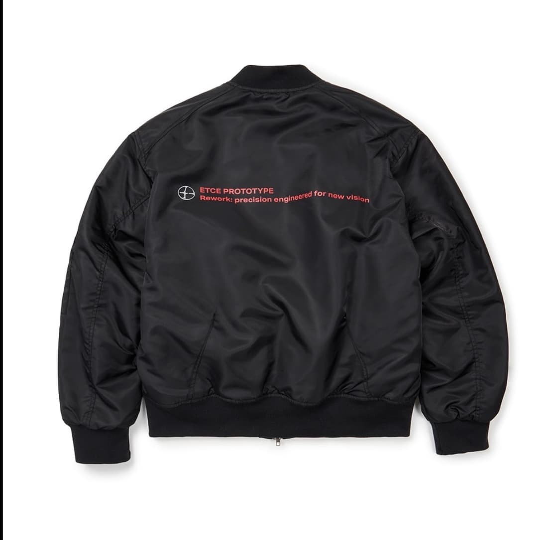 ETCE TEAM BOMBER (BLACK) L 이티씨이 팀봄버 상품이미지1
