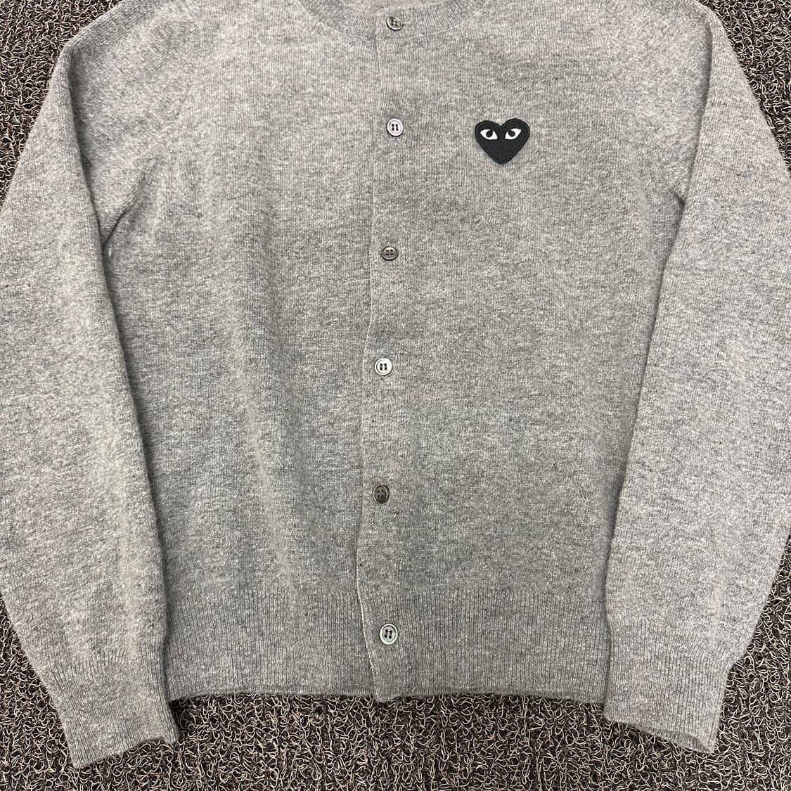 꼼데가르송 블랙와펜 여성 가디건 그레이 M 상품이미지4