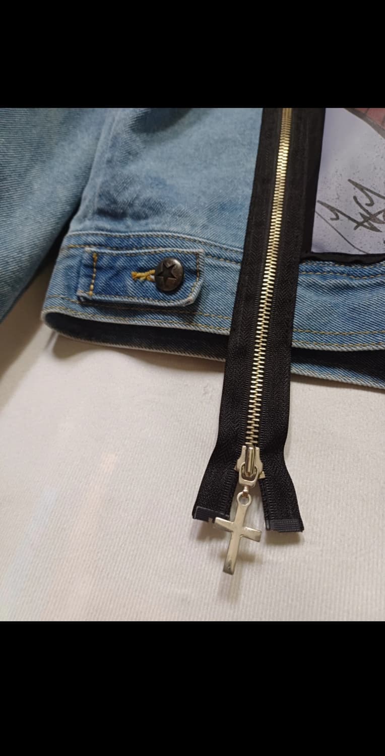 유니크 오버핏 아트 청자켓 105 상품이미지8