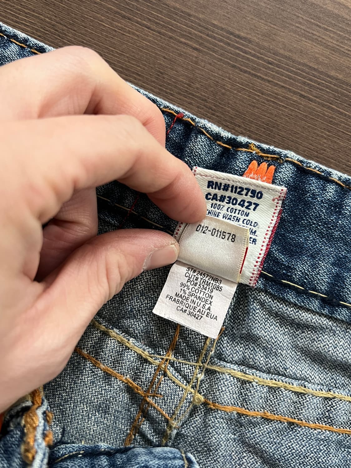 True Religion트루릴리전 조이 슈퍼 T 부츠컷 나팔핏 데님 팬츠 상품이미지8