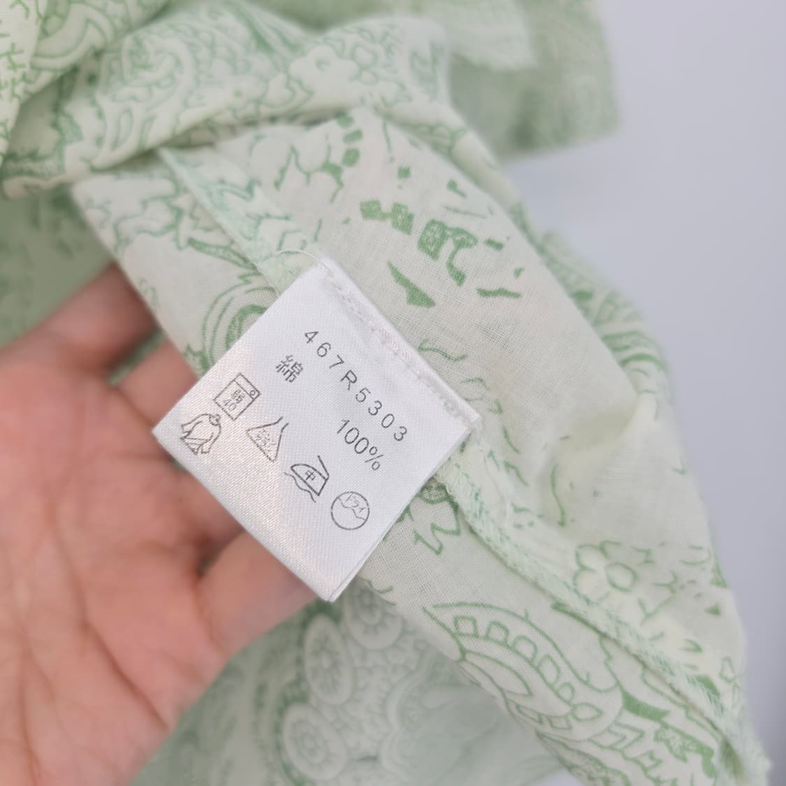 골든베어 페이즐리 반팔 블라우스 상품이미지5