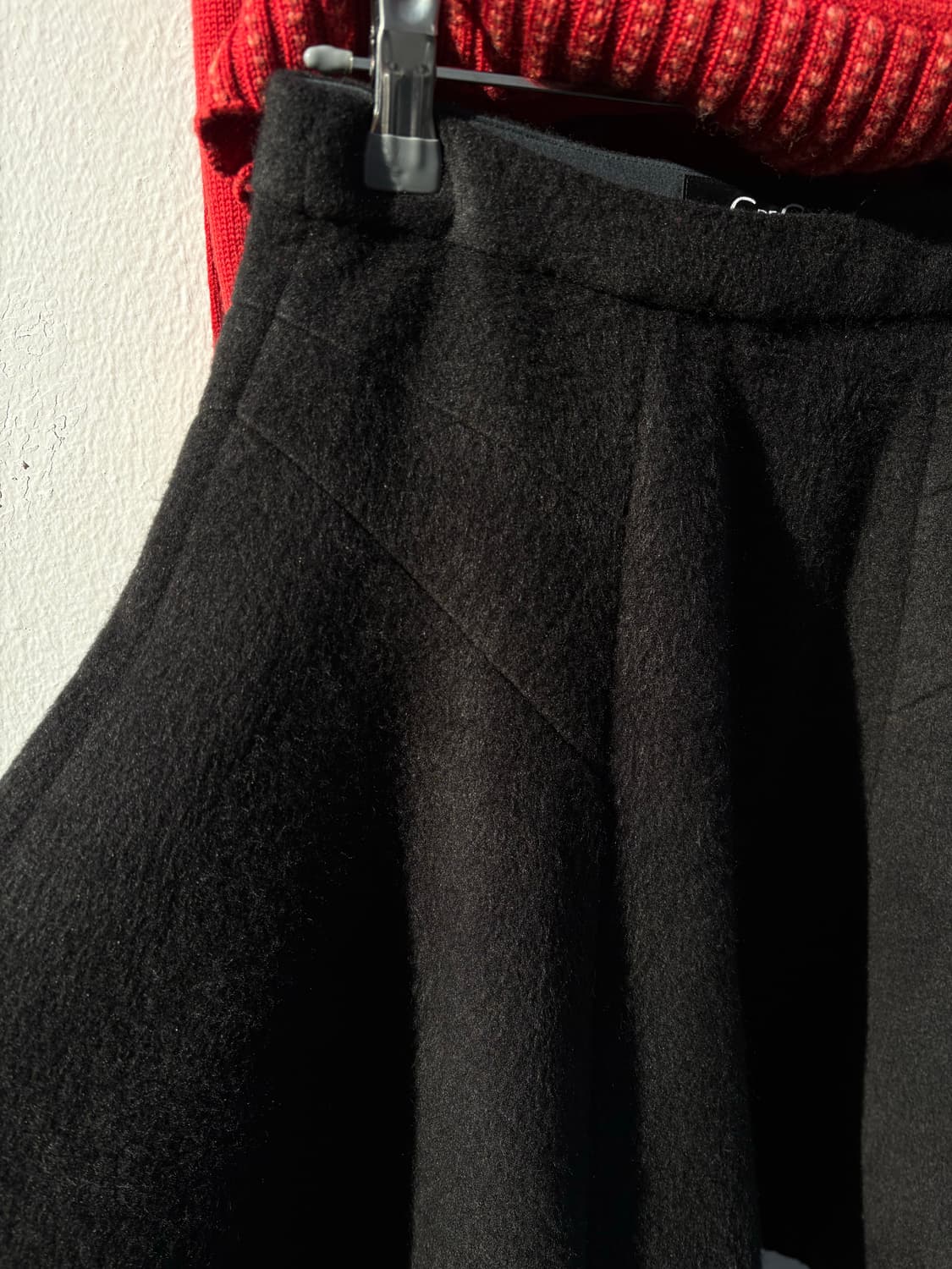 ✨Soft Black Flare Skirt 상품이미지5