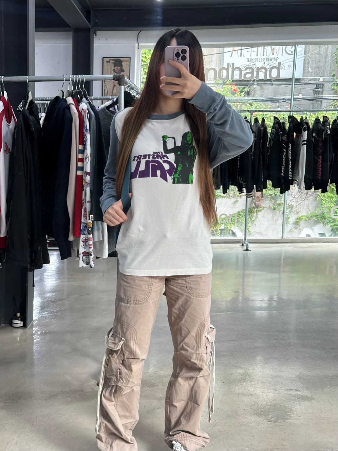히스테릭글래머 래글런 롱슬리브긴팔티셔츠 상품이미지3