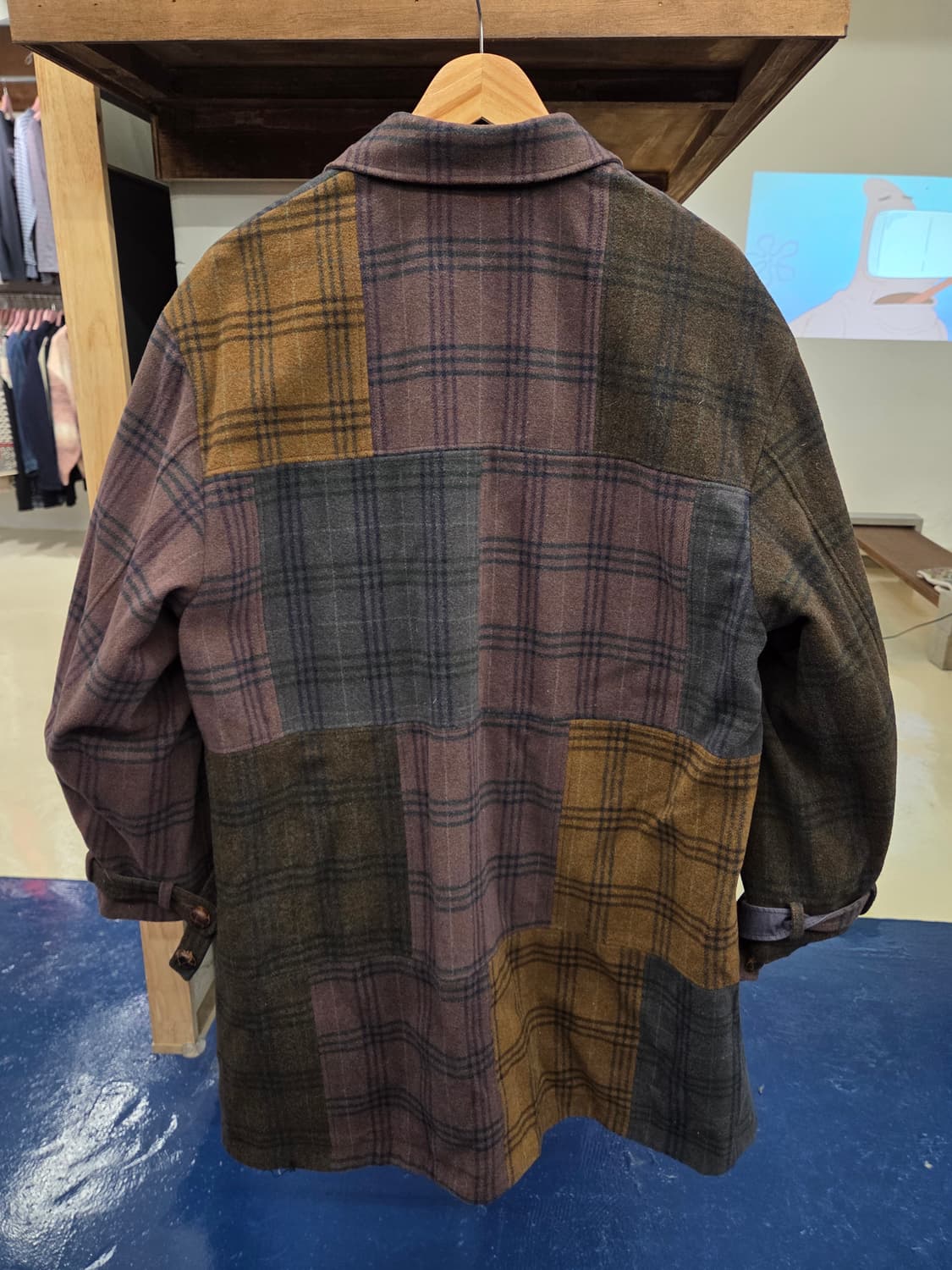 Nature Trail Japan 리버시블 우드버튼 코트 상품이미지6