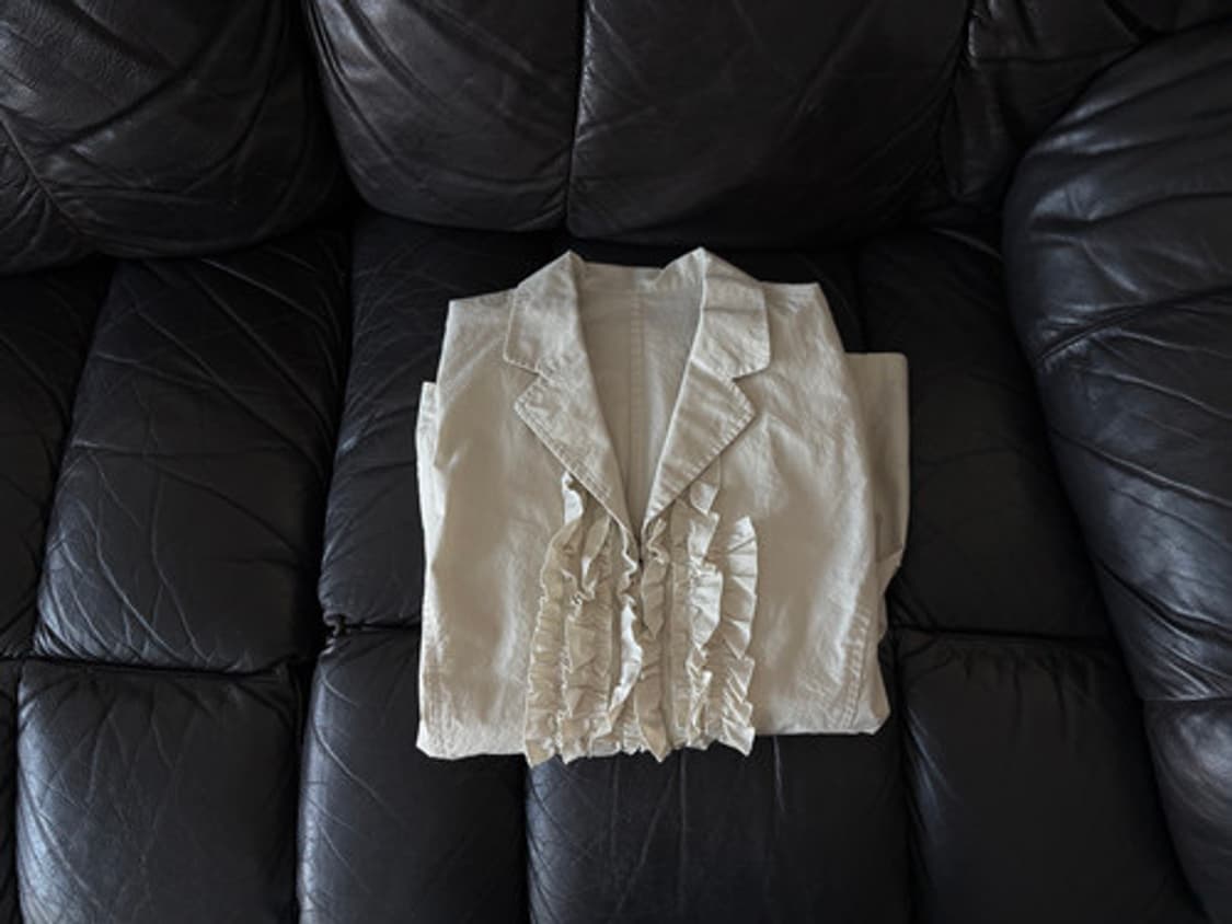 cream ruffle jacket 상품이미지2
