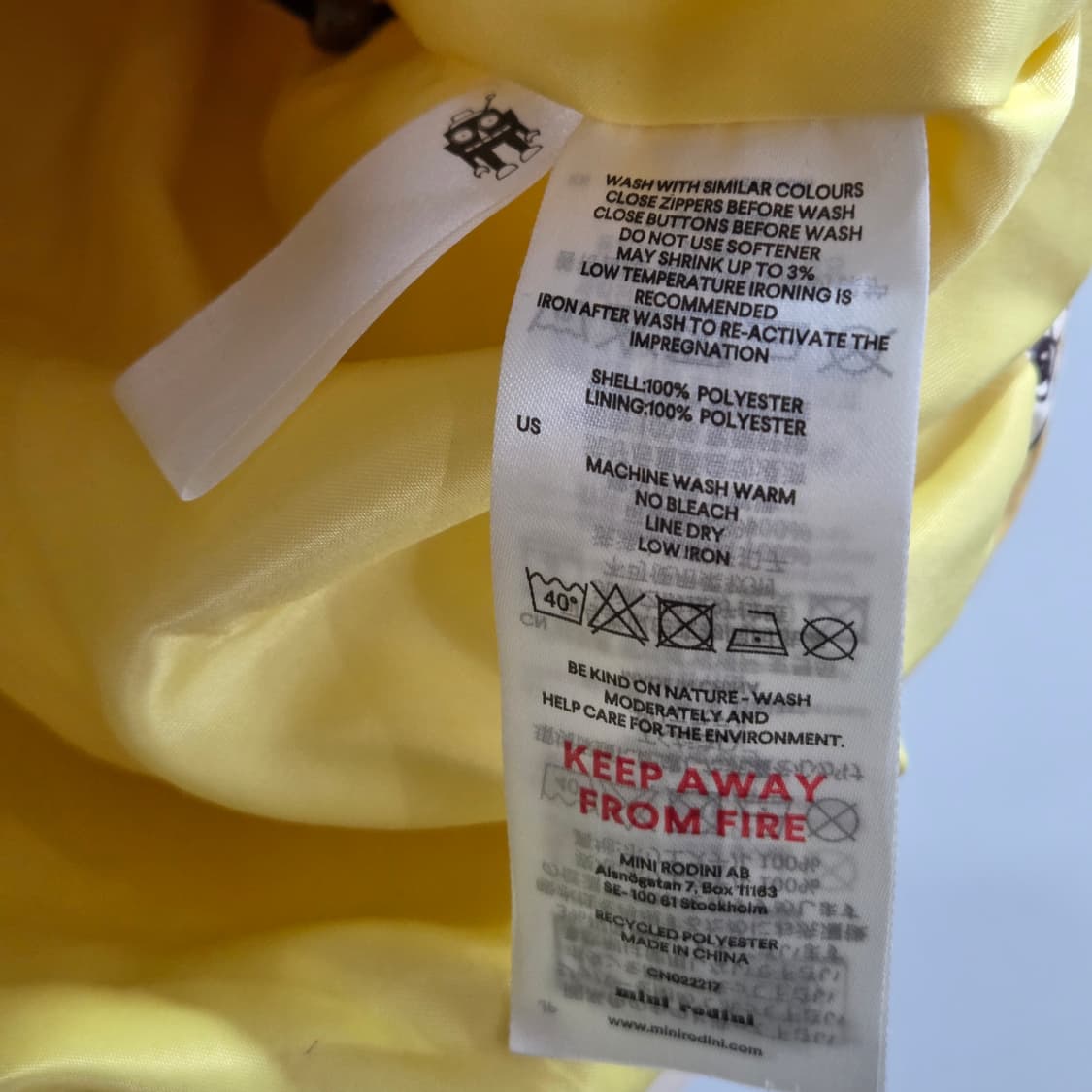 미니로디니 키즈 북극곰 푸퍼 패딩 6/7Y  상품이미지3